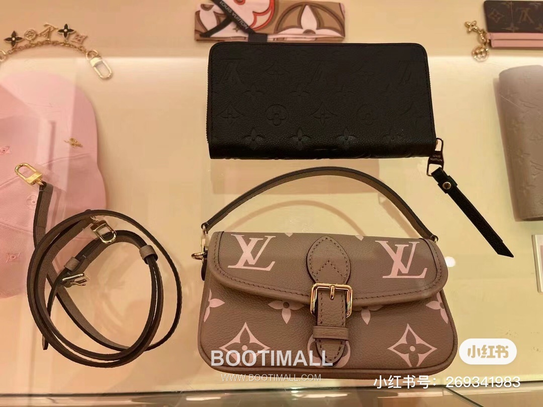 Louis Vuitton Nano Diane Monogram Empreinte Leather Shoulder Bag 루이비통 나노 다이앤 모노그램 앙프렝뜨 숄더백 19cm 9