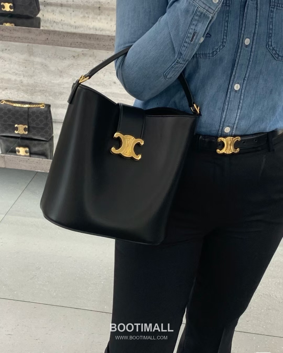 Celine 116613 Calfskin Shoulder Bag 셀린느 116613 카프스킨 숄더백 28cm 8