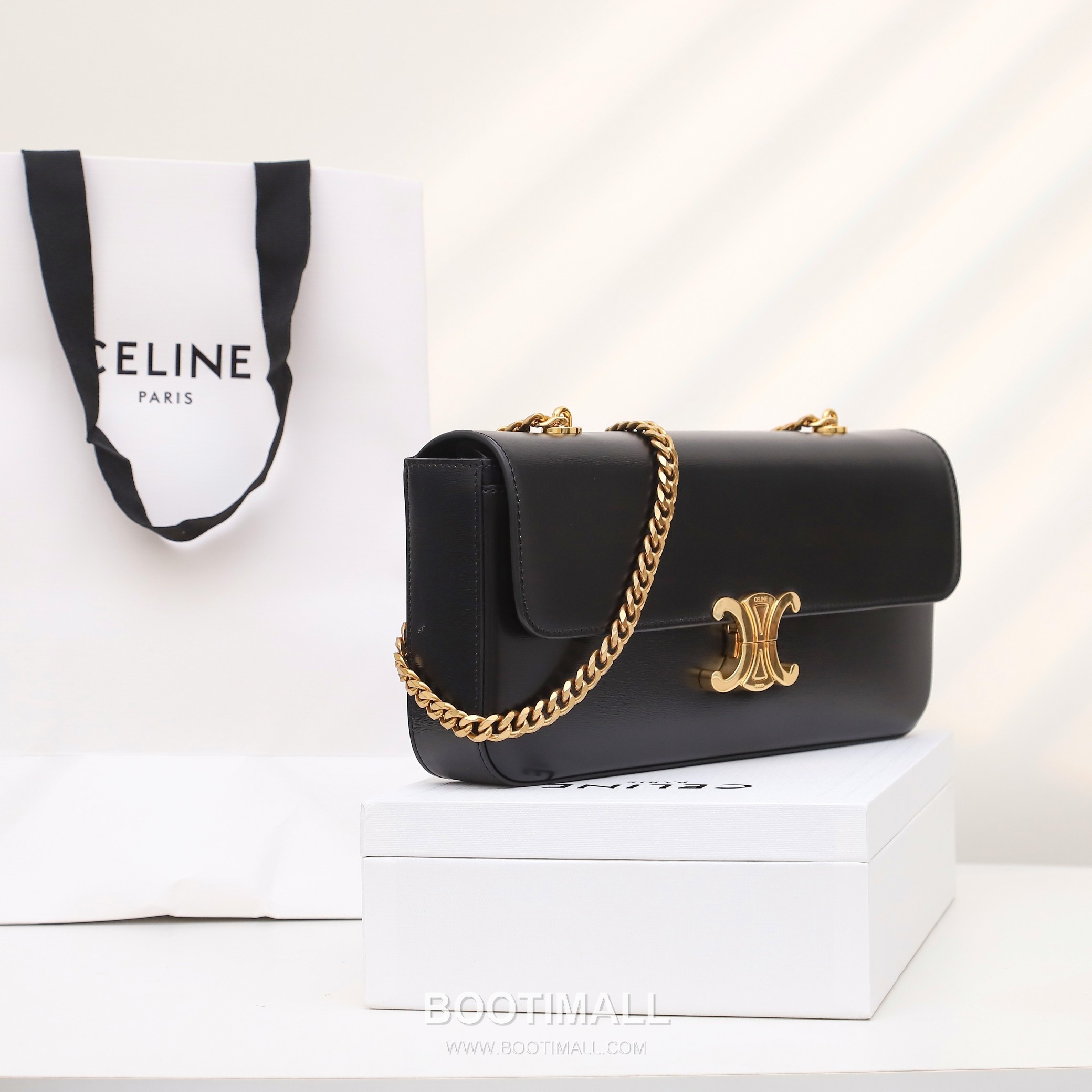 Celine 197412 Chain Strap Italian Cowhide Shoulder Bag 셀린느 197412 체인 스트랩 이탈리아 소가죽 숄더백 33cm 8