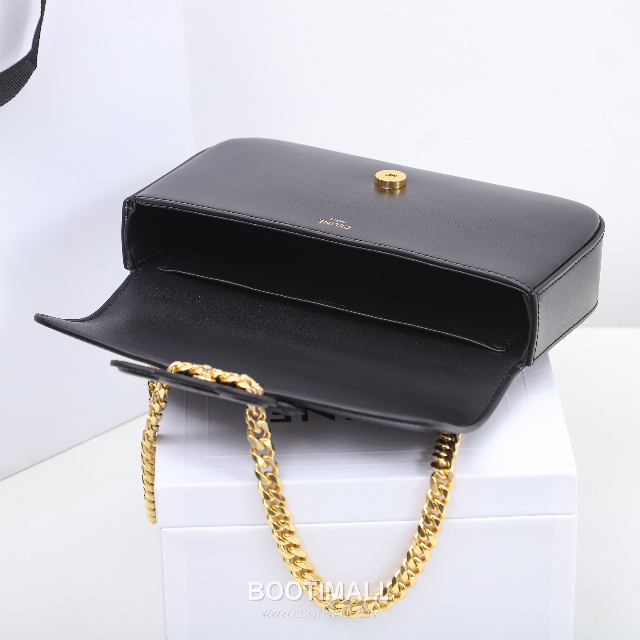 CELINE Triomphe Chain Calfskin Leather Shoulder Bag 199243 셀린느 트리옹프 체인 카프스킨 숄더백 20.5cm 9