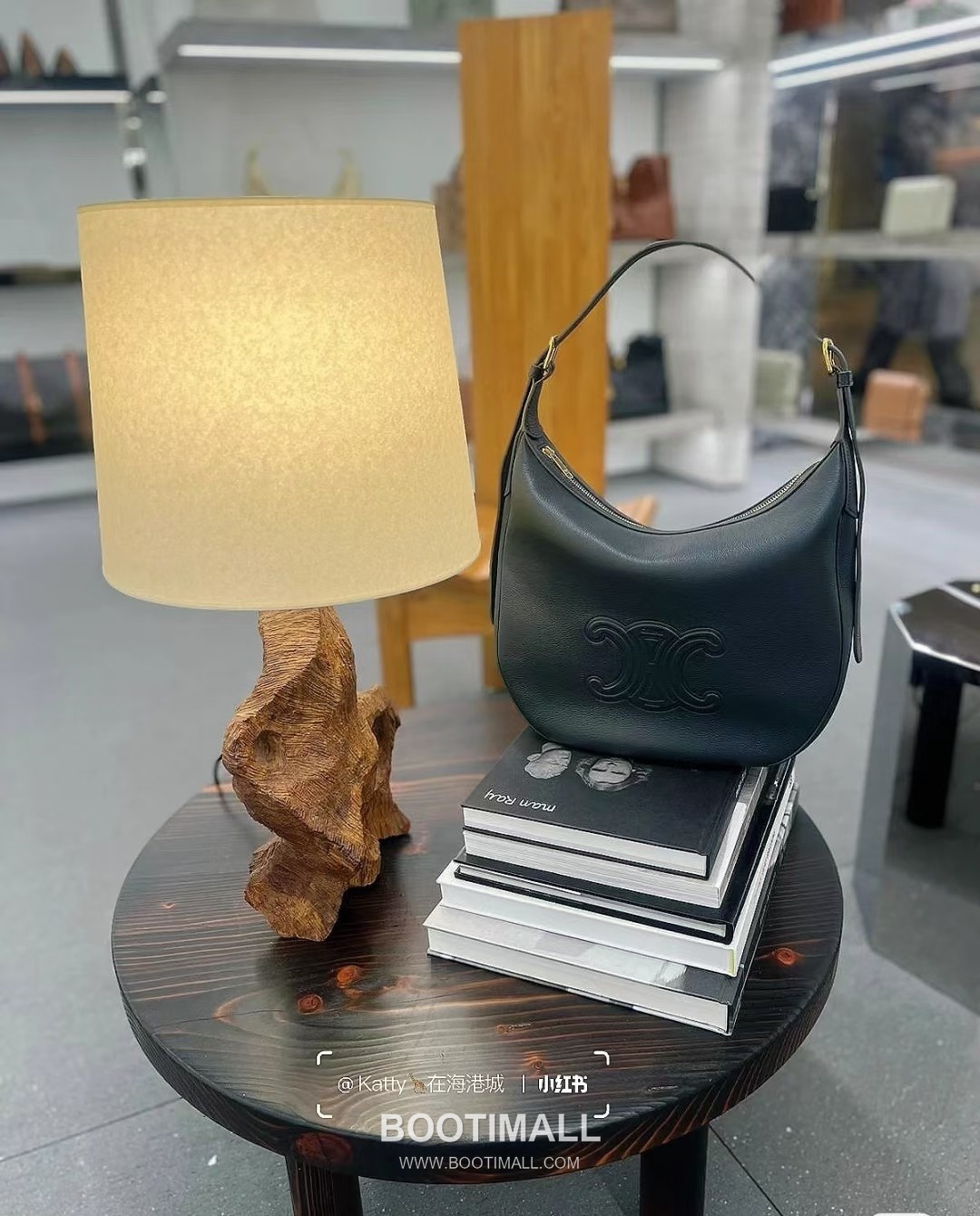 CELINE Small Hobo Calfskin Leather Shoulder Bag 117253 셀린느 스몰 호보 카프스킨 숄더백 24cm 4