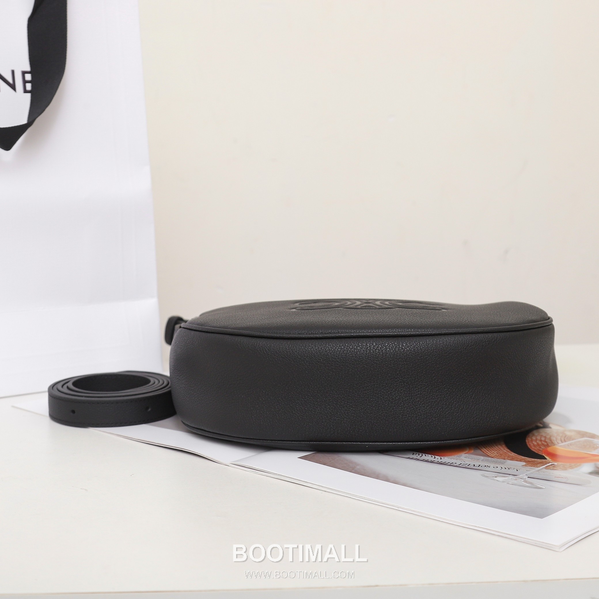 CELINE Small Hobo Calfskin Leather Shoulder Bag 117253 셀린느 스몰 호보 카프스킨 숄더백 24cm 10