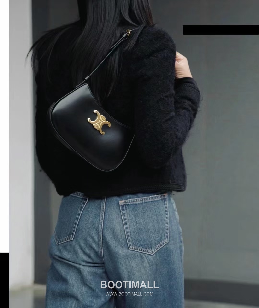 CELINE Triomphe Calfskin Leather Shoulder Bag 115703 셀린느 트리옹프 카프스킨 숄더백 22cm 2