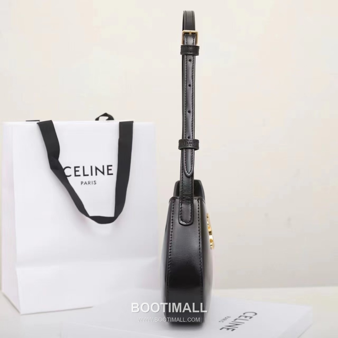 CELINE Triomphe Calfskin Leather Shoulder Bag 115703 셀린느 트리옹프 카프스킨 숄더백 22cm 9