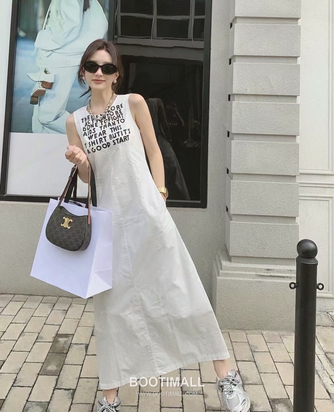 CELINE Triomphe Monogram Canvas Calfskin Shoulder Bag 115702 셀린느 트리옹프 모노그램 캔버스 숄더백 22cm 5