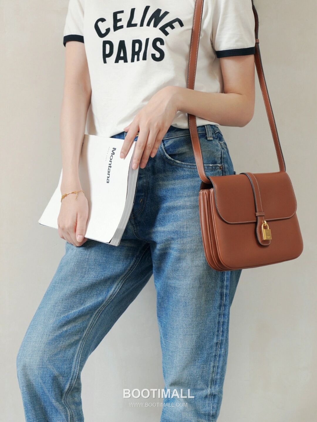 Celine Tabou 196583 Italian Cowhide Caramel Shoulder Bag 셀린느 타부 196583 이탈리아 소가죽 카라멜 숄더백 22cm 2