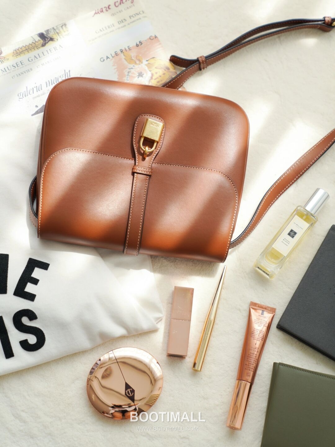 Celine Tabou 196583 Italian Cowhide Caramel Shoulder Bag 셀린느 타부 196583 이탈리아 소가죽 카라멜 숄더백 22cm 5