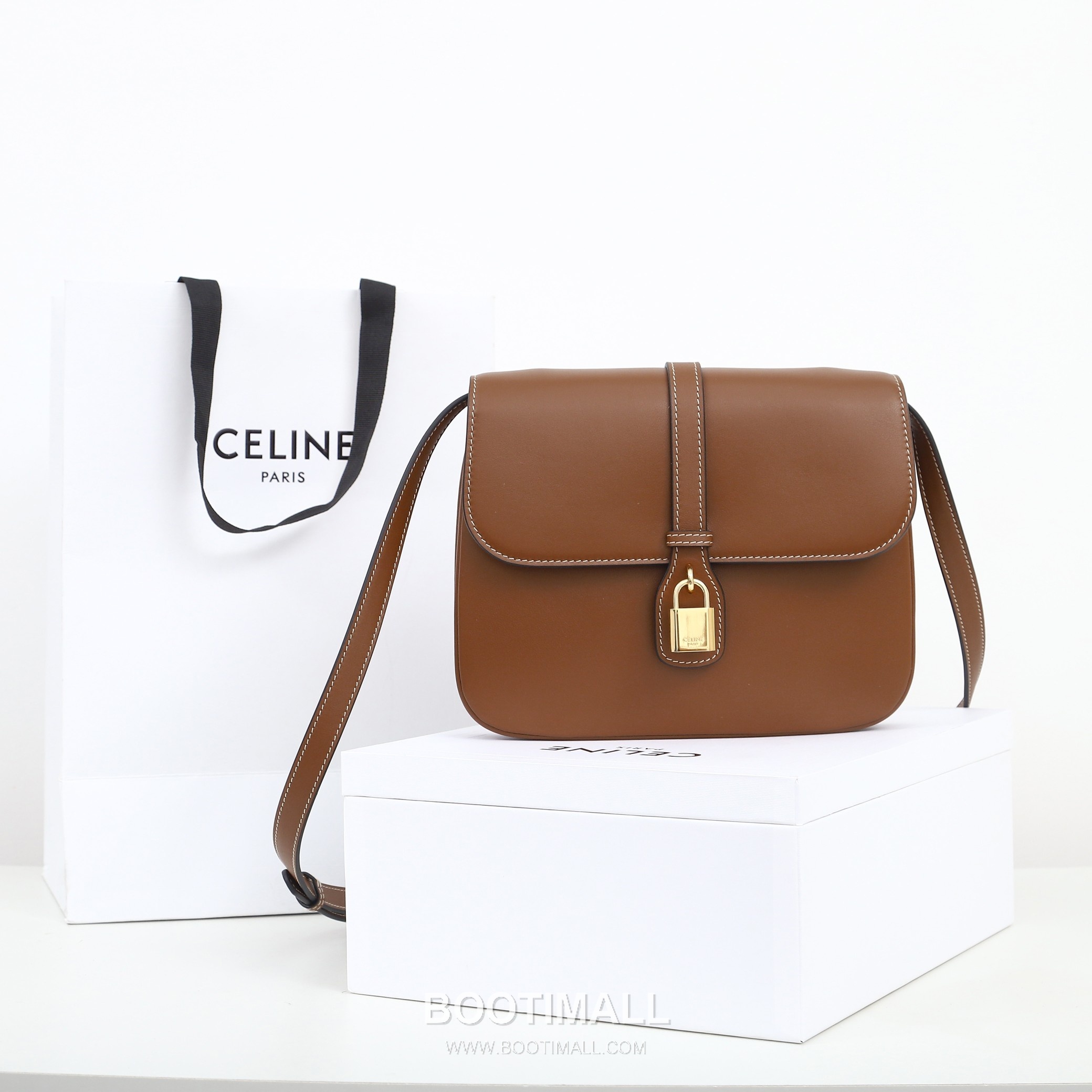 Celine Tabou 196583 Italian Cowhide Caramel Shoulder Bag 셀린느 타부 196583 이탈리아 소가죽 카라멜 숄더백 22cm 11