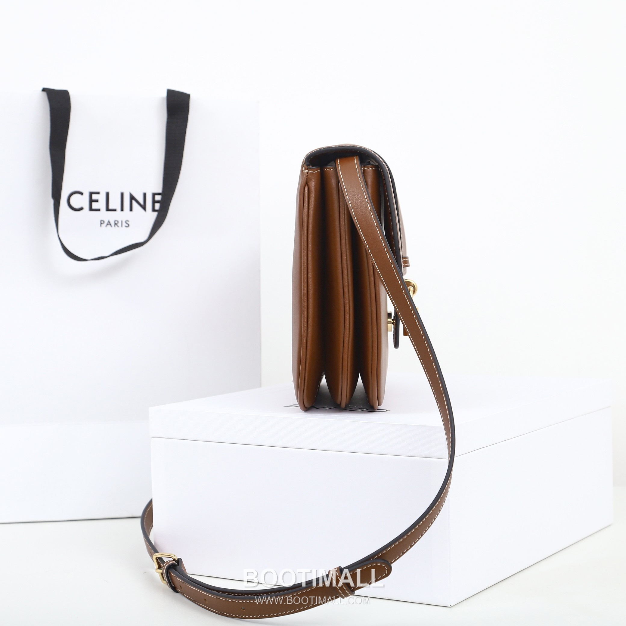 Celine Tabou 196583 Italian Cowhide Caramel Shoulder Bag 셀린느 타부 196583 이탈리아 소가죽 카라멜 숄더백 22cm 13