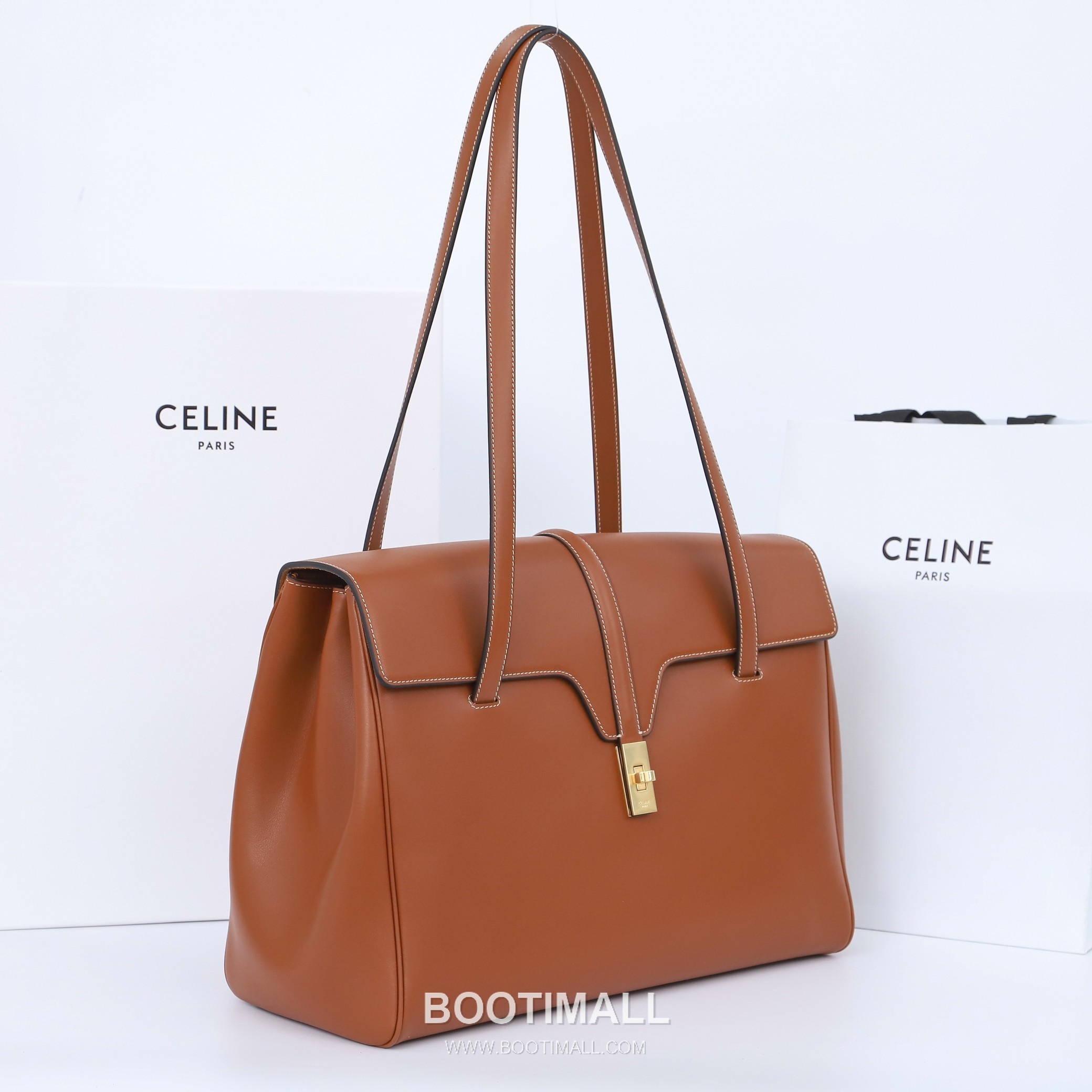 CELINE Teen Soft 16 Calfskin Leather Top Handle Bag 194043 셀린느 틴 소프트 16 카프스킨 탑핸들백 38cm 2