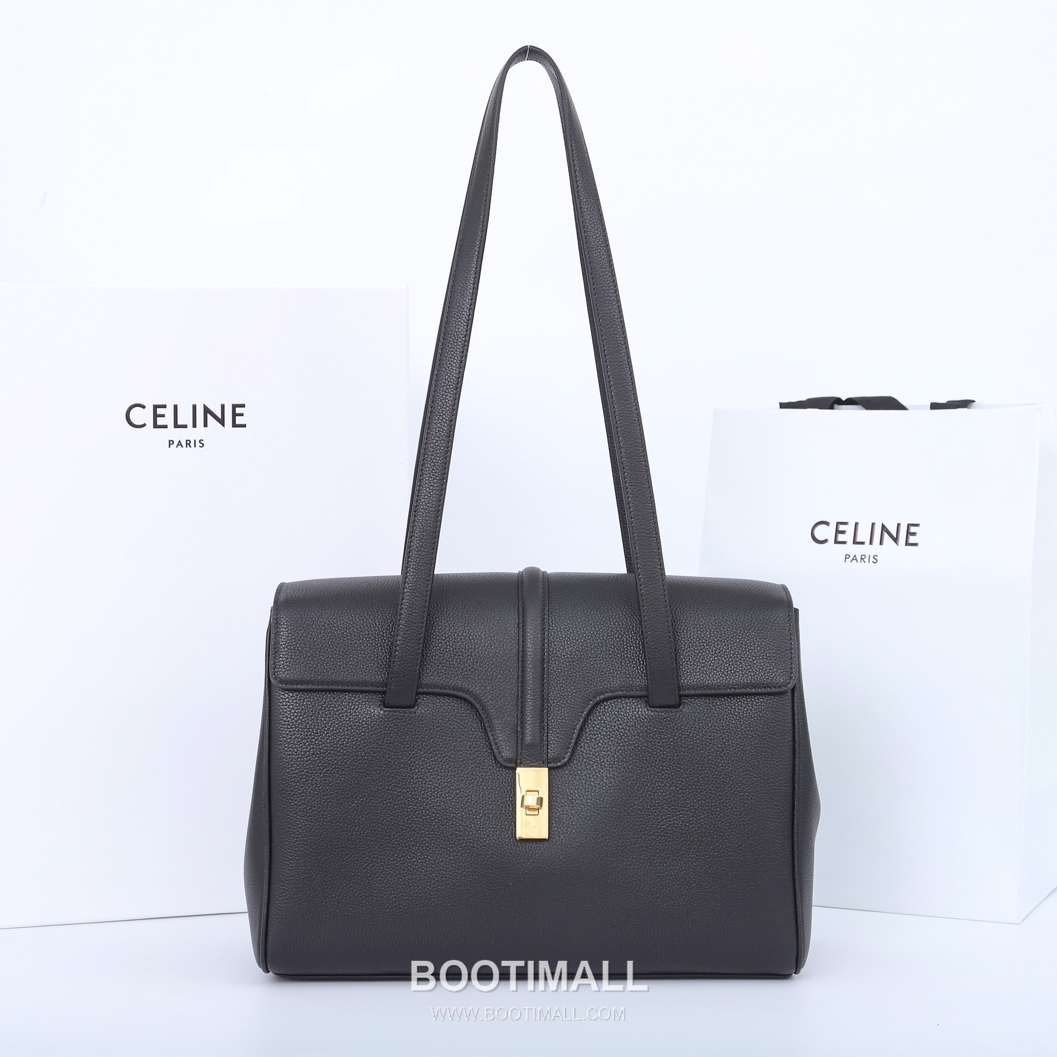 CELINE Teen Soft 16 Calfskin Leather Top Handle Bag 195543 셀린느 틴 소프트 16 카프스킨 탑핸들백 32cm 1