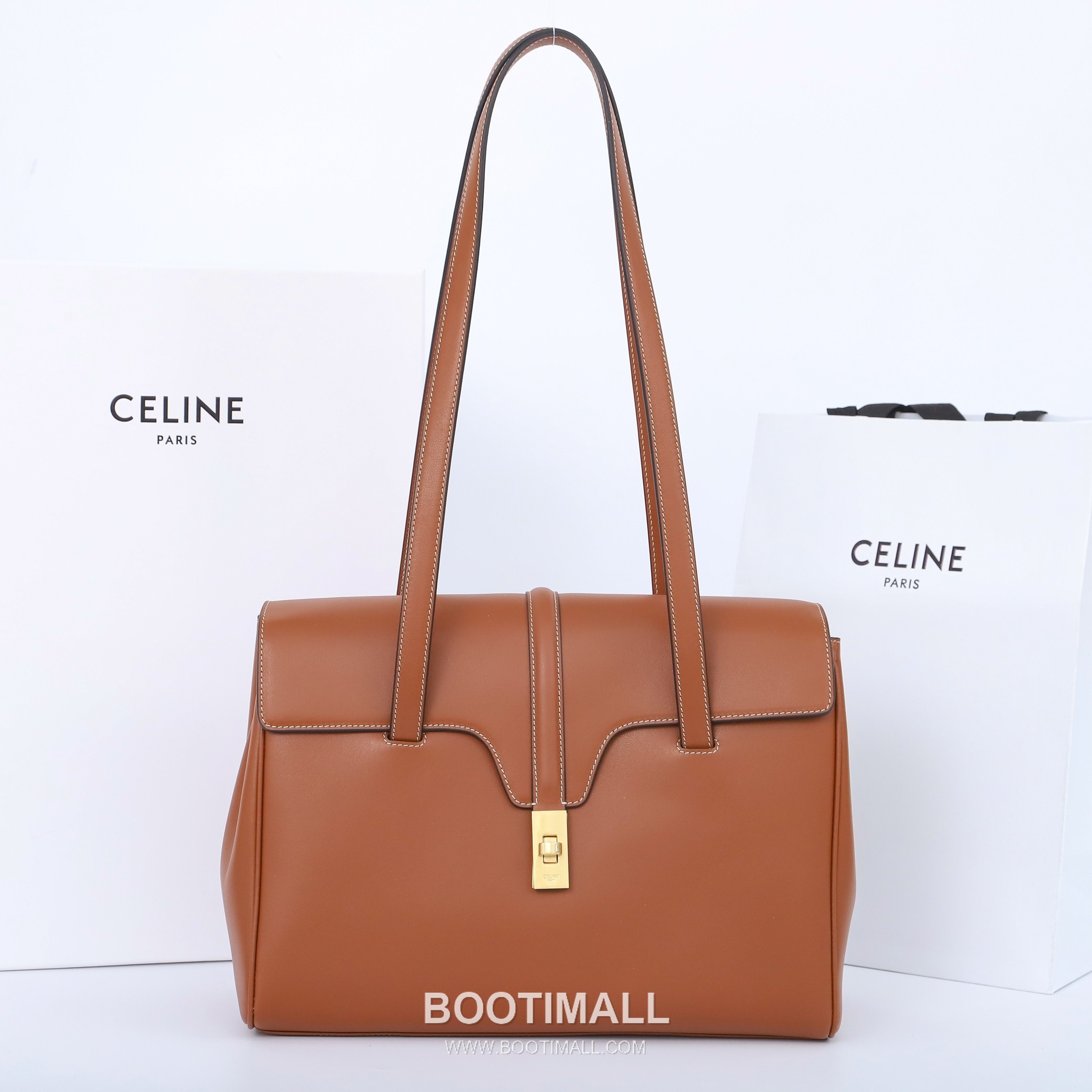 CELINE Teen Soft 16 Calfskin Leather Top Handle Bag 195543 셀린느 틴 소프트 16 카프스킨 탑핸들백 32cm 6