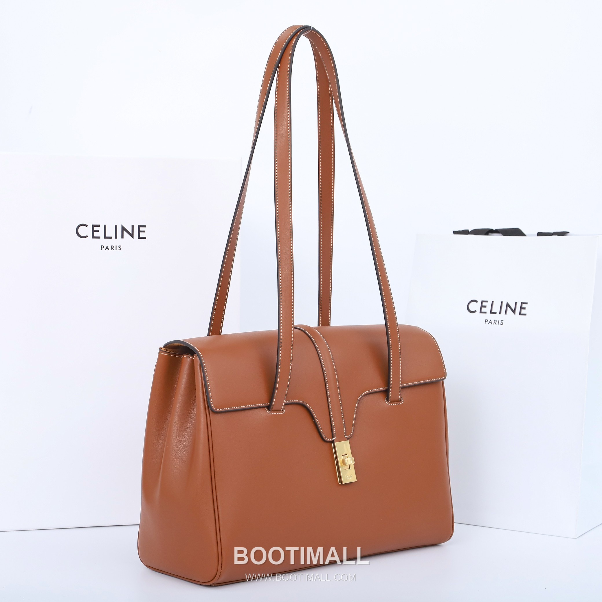 CELINE Teen Soft 16 Calfskin Leather Top Handle Bag 195543 셀린느 틴 소프트 16 카프스킨 탑핸들백 32cm 7
