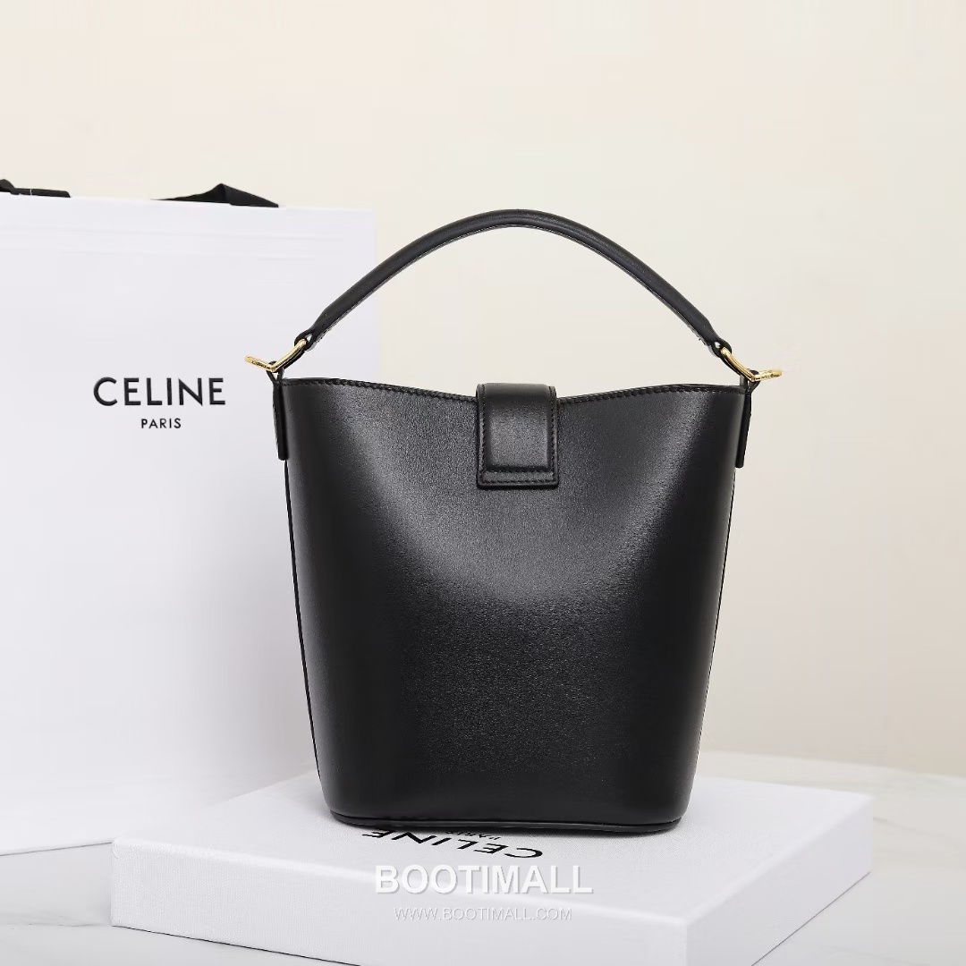 CELINE Bucket Calfskin Leather Shoulder Bag 119173 셀린느 버킷 카프스킨 숄더백 19cm 13