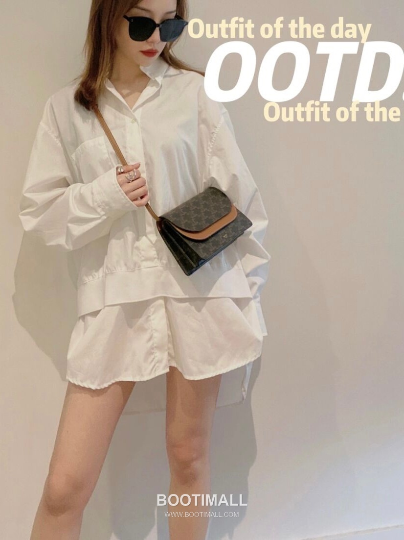 CELINE Wallet On Chain Calfskin Leather Crossbody Bag 10D852 셀린느 월렛 온 체인 카프스킨 크로스백 20cm 3