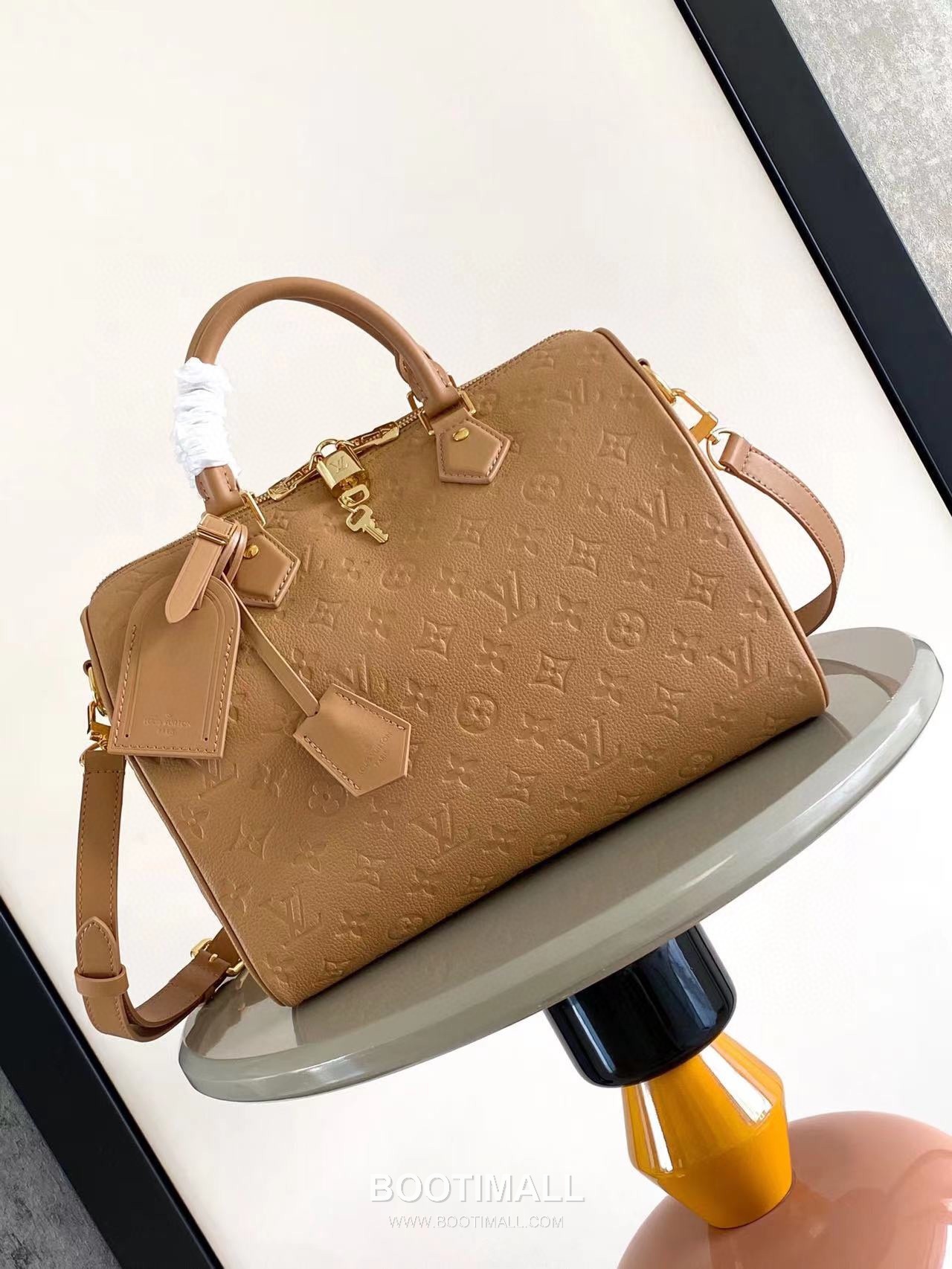 Louis Vuitton Speedy Soft 30 M47186 Monogram Empreinte Leather Bag 루이비통 스피디 소프트 30 모노그램 앙프렝뜨 가죽 백 30cm 1