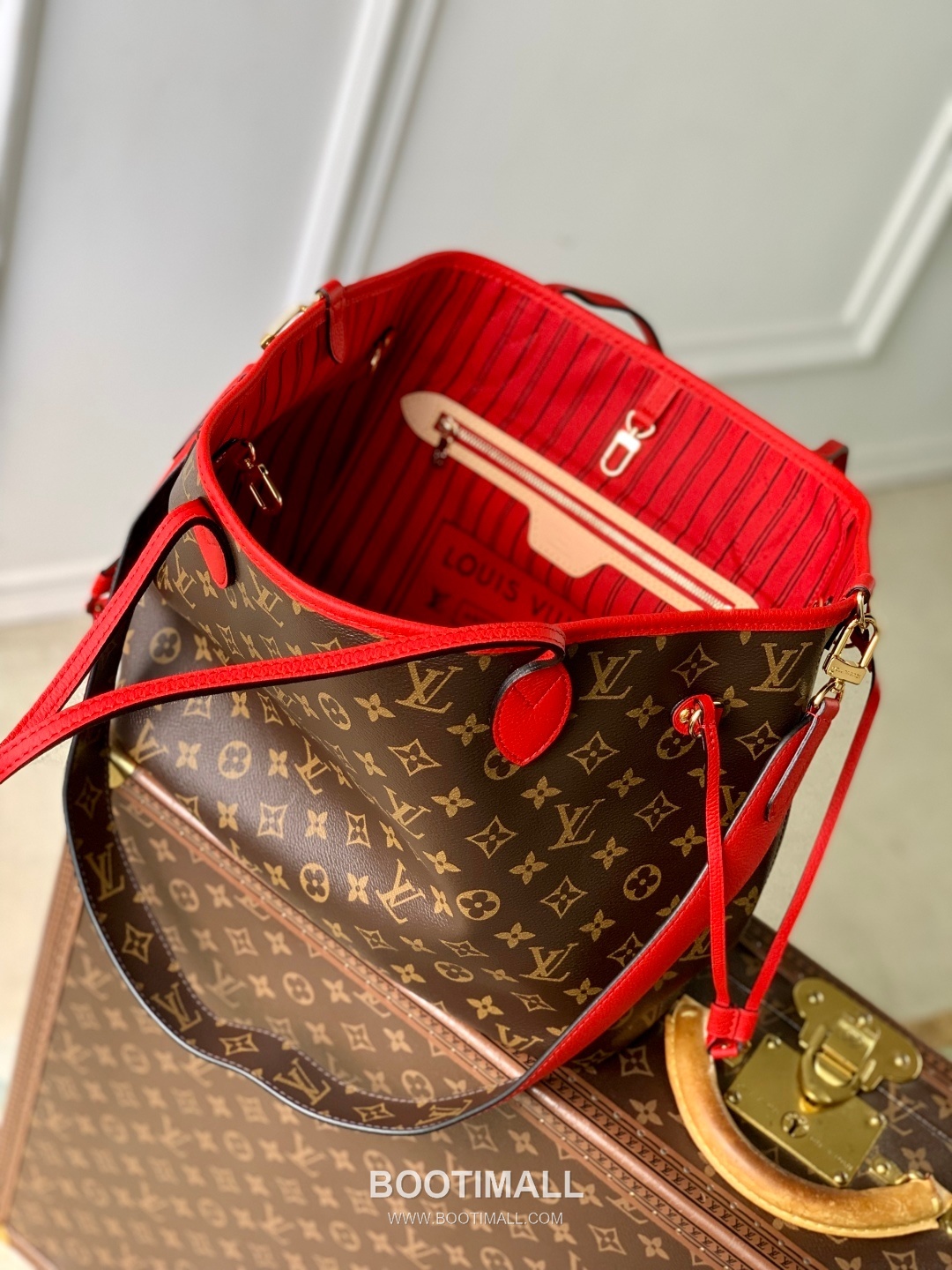 Louis Vuitton Neverfull Bandoulière Inside Out M12708 Monogram Canvas Shoulder Bag 루이비통 네버풀 반둘리에 인사이드 아웃 모노그램 캔버스 숄더백 31cm 9