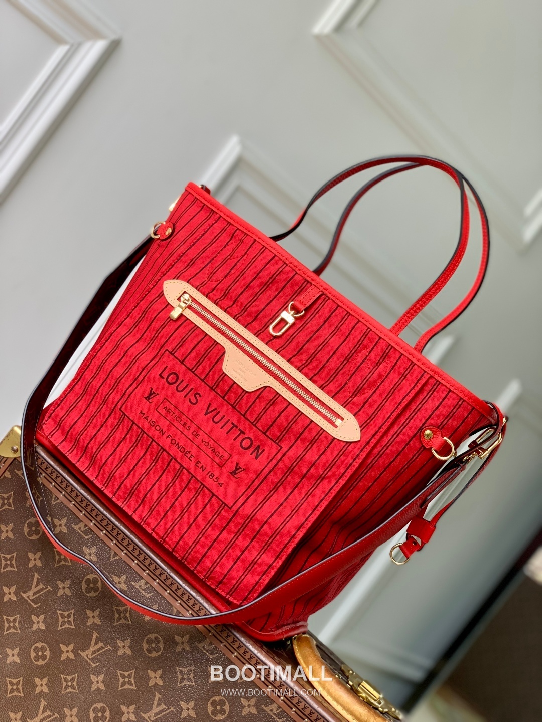 Louis Vuitton Neverfull Bandoulière Inside Out M12708 Monogram Canvas Shoulder Bag 루이비통 네버풀 반둘리에 인사이드 아웃 모노그램 캔버스 숄더백 31cm 10