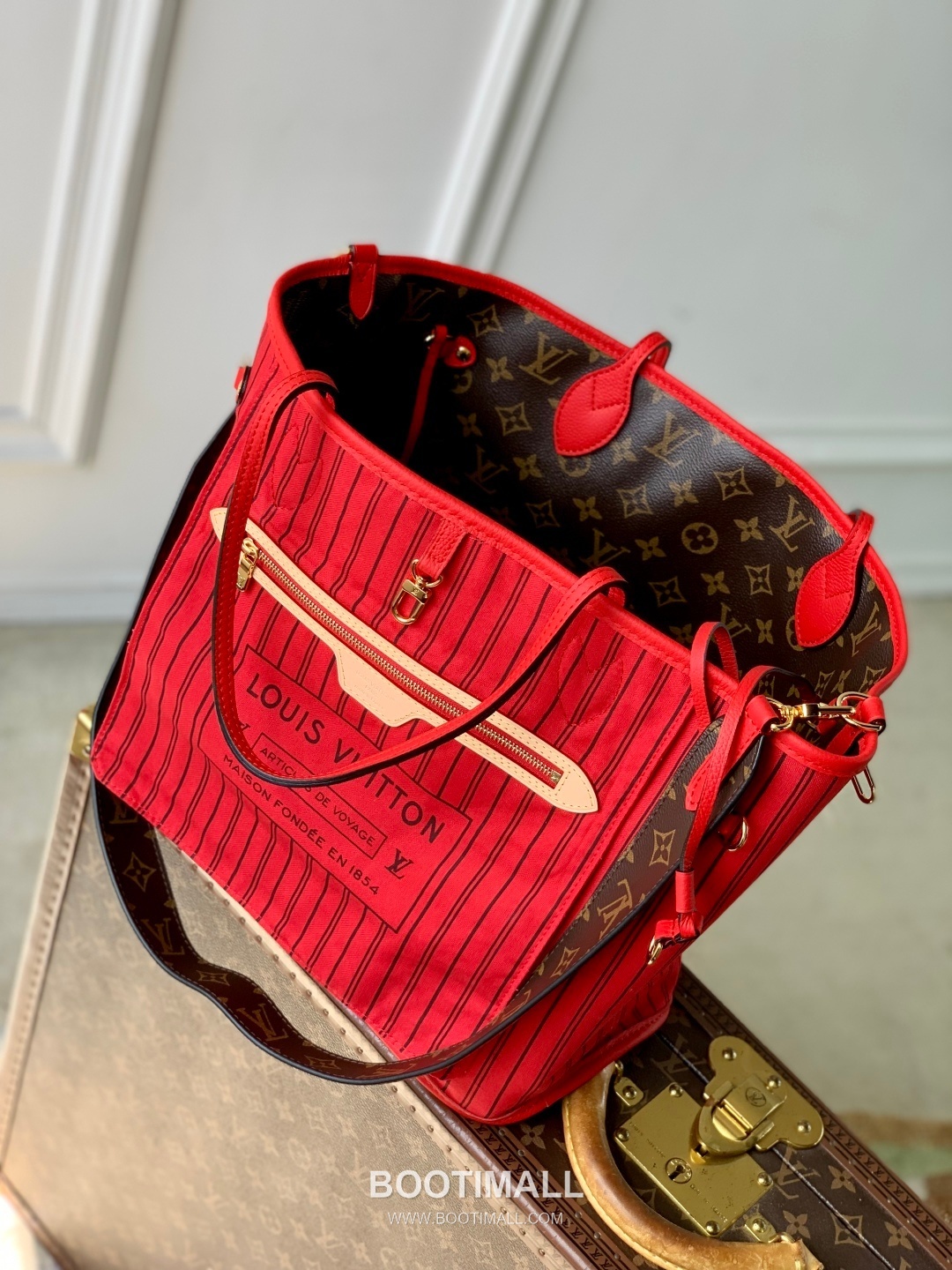 Louis Vuitton Neverfull Bandoulière Inside Out M12708 Monogram Canvas Shoulder Bag 루이비통 네버풀 반둘리에 인사이드 아웃 모노그램 캔버스 숄더백 31cm 16