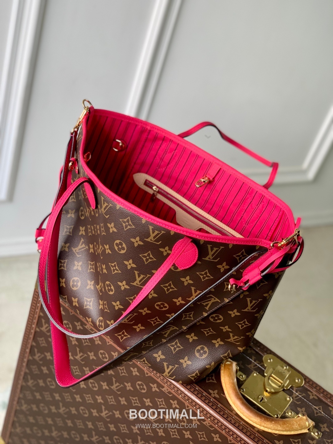 Louis Vuitton Neverfull Bandoulière Inside Out M12707 Monogram Canvas Shoulder Bag 루이비통 네버풀 반둘리에 인사이드 아웃 모노그램 캔버스 숄더백 31cm 9