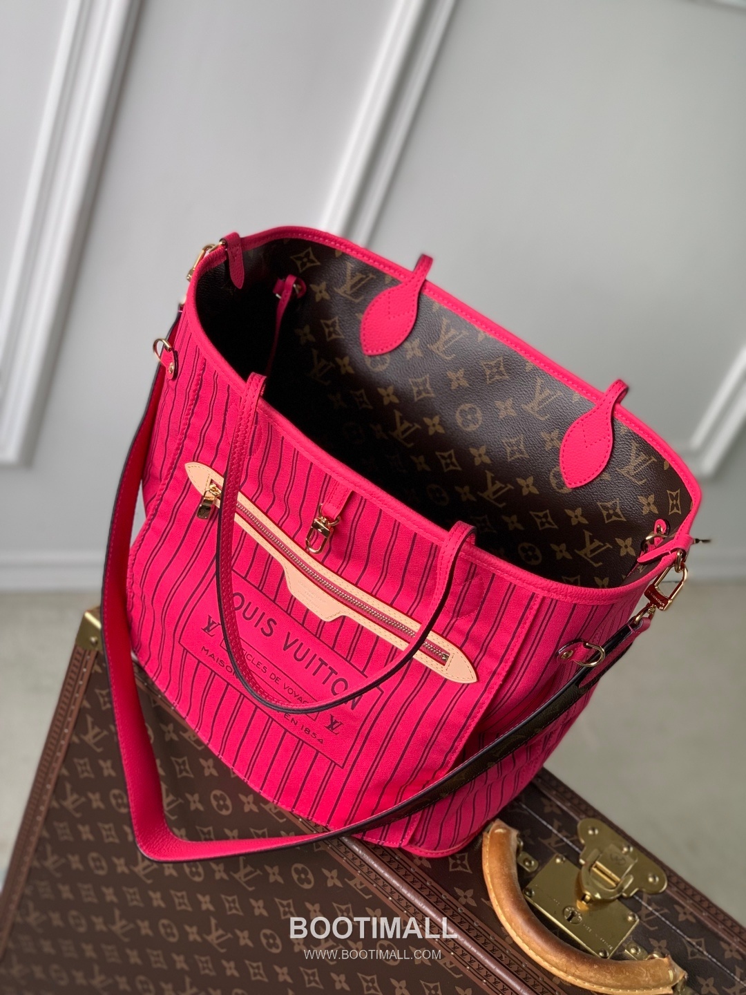 Louis Vuitton Neverfull Bandoulière Inside Out M12707 Monogram Canvas Shoulder Bag 루이비통 네버풀 반둘리에 인사이드 아웃 모노그램 캔버스 숄더백 31cm 16