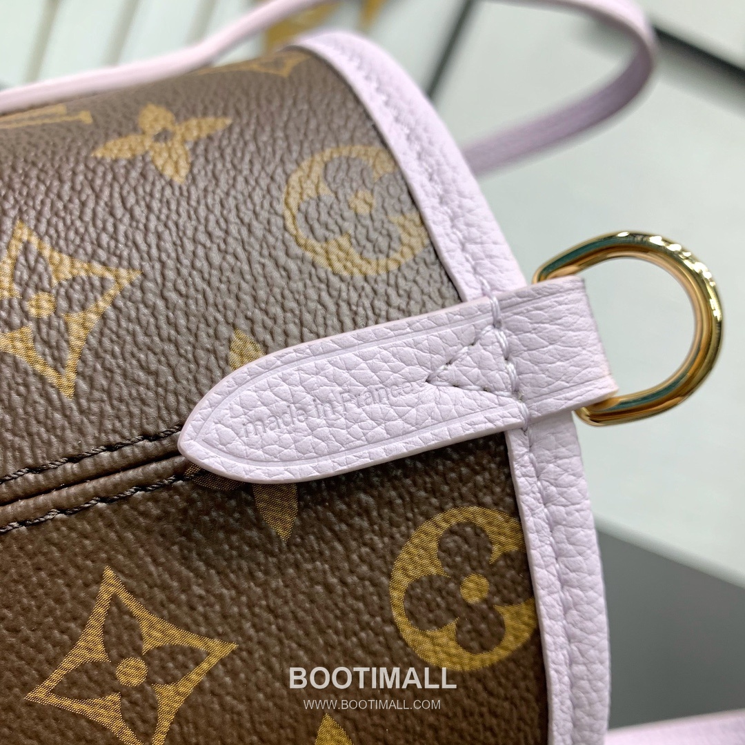 Louis Vuitton Neverfull Bandoulière Inside Out BB M25656 Monogram Canvas Grained Leather Shoulder Bag 루이비통 네버풀 반둘리에 인사이드 아웃 BB 모노그램 캔버스 그레인 레더 숄더백 26.5cm 10