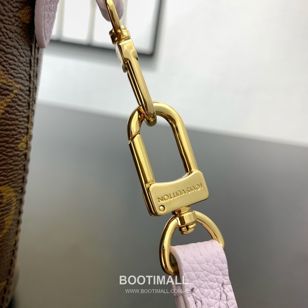 Louis Vuitton Neverfull Bandoulière Inside Out BB M25656 Monogram Canvas Grained Leather Shoulder Bag 루이비통 네버풀 반둘리에 인사이드 아웃 BB 모노그램 캔버스 그레인 레더 숄더백 26.5cm 11