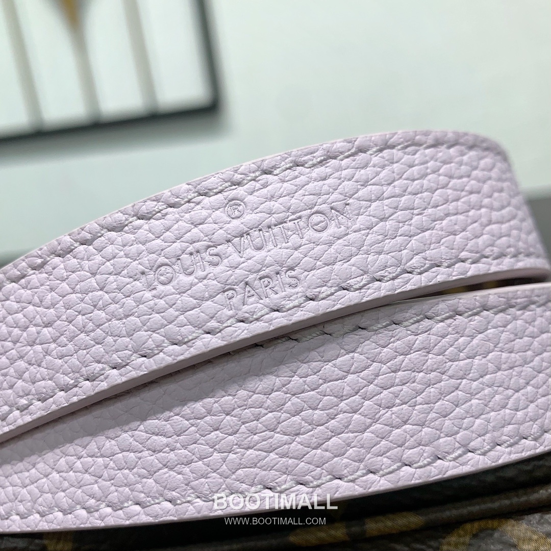 Louis Vuitton Neverfull Bandoulière Inside Out BB M25656 Monogram Canvas Grained Leather Shoulder Bag 루이비통 네버풀 반둘리에 인사이드 아웃 BB 모노그램 캔버스 그레인 레더 숄더백 26.5cm 12