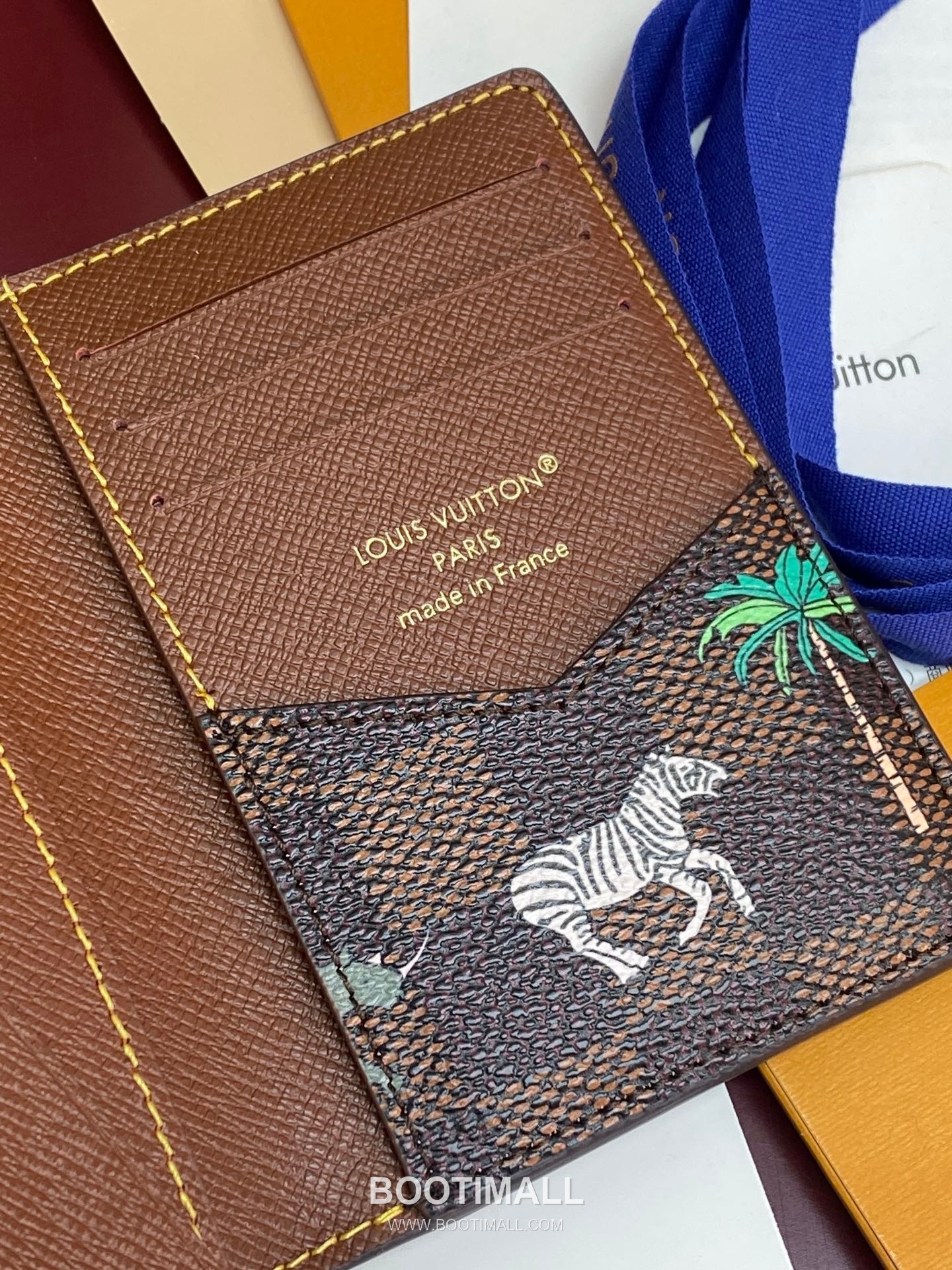 Louis Vuitton Pocket Organizer N40869 Damier Heritage Canvas Wallet 루이비통 포켓 오거나이저 다미에 헤리티지 캔버스 반지갑 11.1cm 5