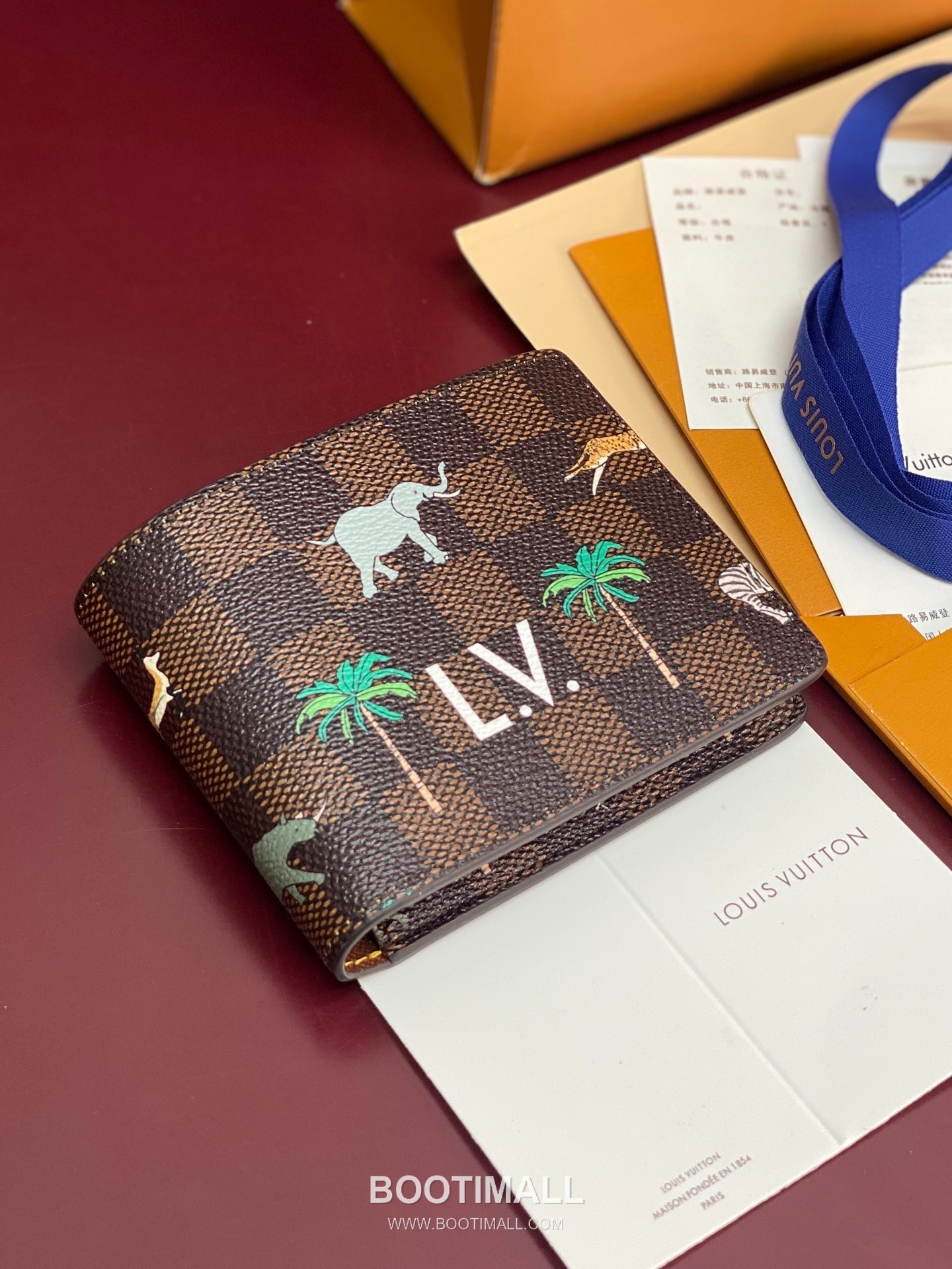 Louis Vuitton Multiple Wallet N40870 Damier Heritage Canvas Leather Wallet 루이비통 멀티플 월릿 다미에 헤리티지 캔버스 레더 반지갑 11.5cm 4