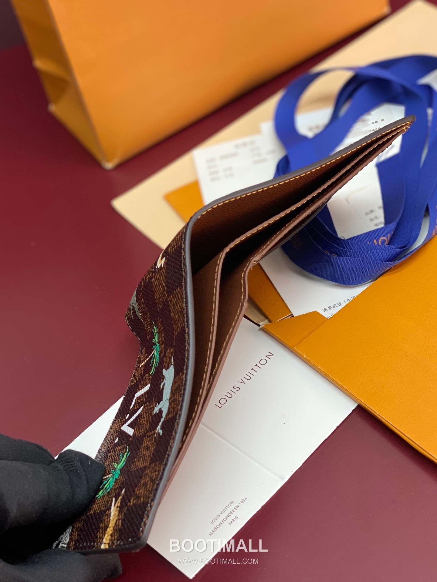 Louis Vuitton Multiple Wallet N40870 Damier Heritage Canvas Leather Wallet 루이비통 멀티플 월릿 다미에 헤리티지 캔버스 레더 반지갑 11.5cm 6