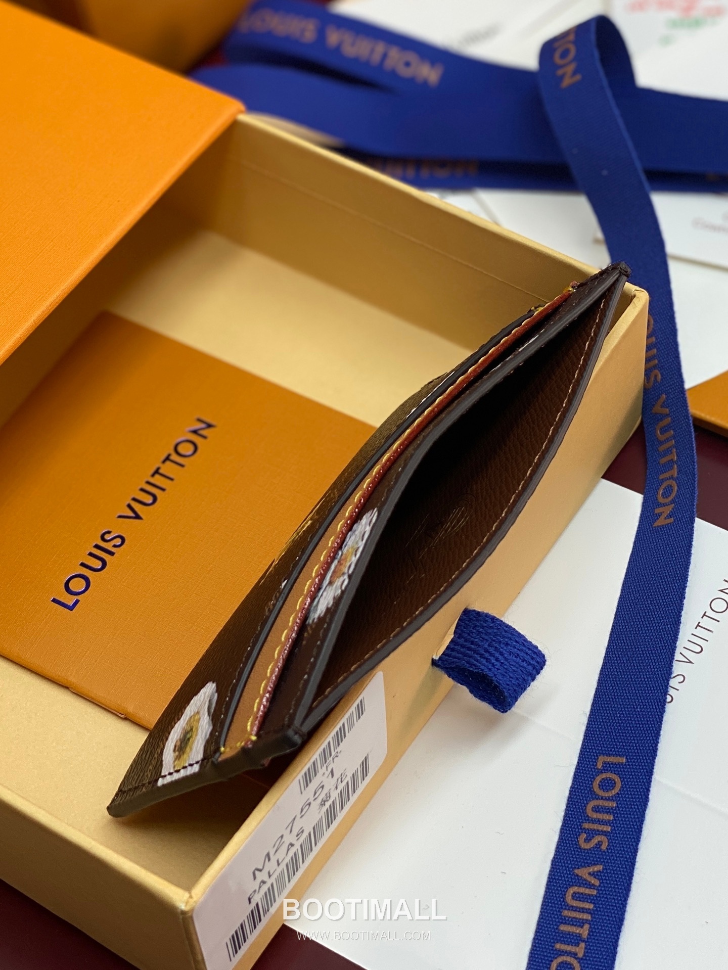 Louis Vuitton Double Card Holder M27551 Monogram Floral Coated Canvas Card Holder 루이비통 더블 카드 홀더 모노그램 플로럴 코팅 캔버스 카드지갑 11cm 4