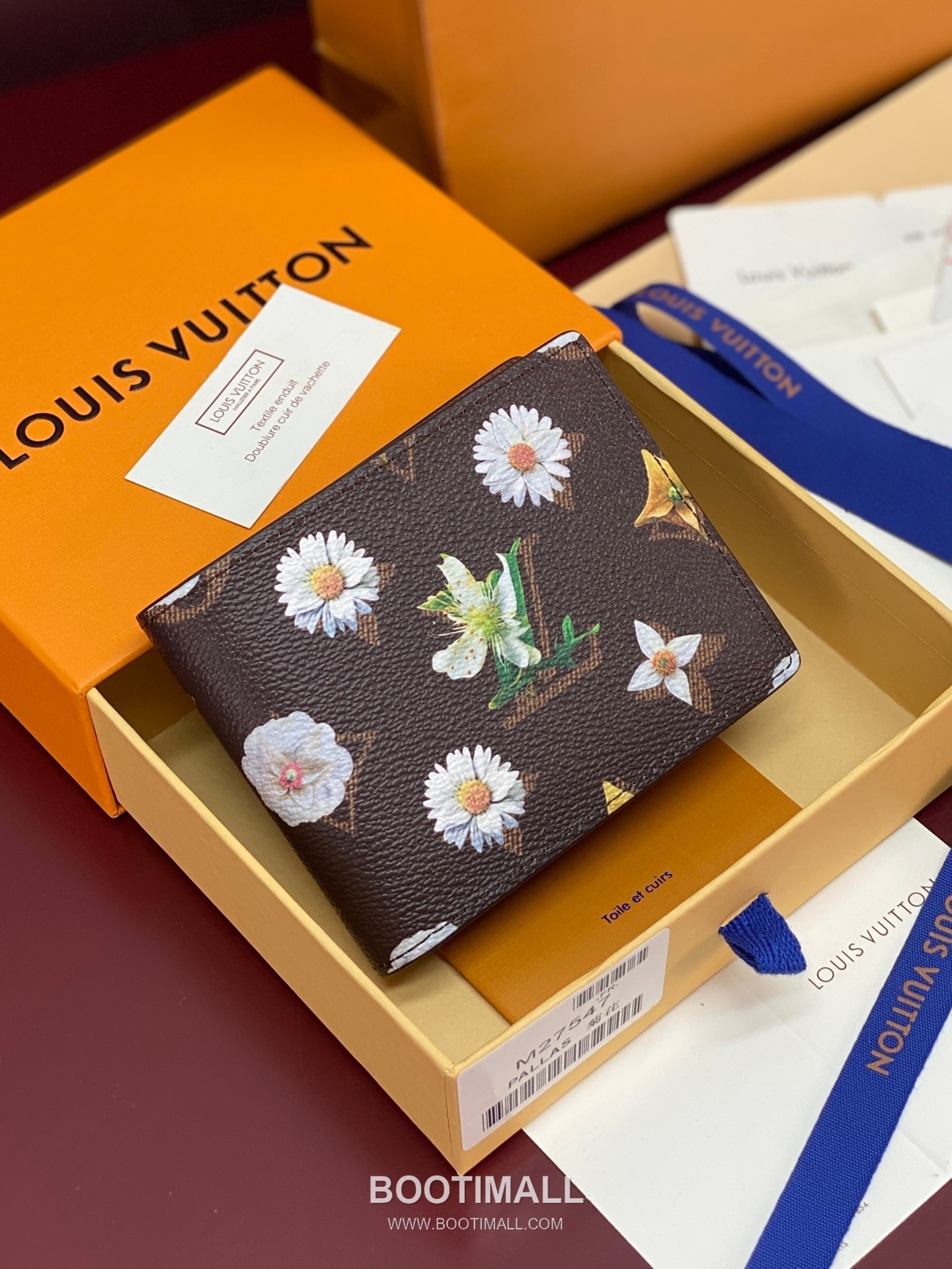 Louis Vuitton Slender Wallet M27547 Monogram Floral Coated Canvas Wallet 루이비통 슬렌더 월릿 모노그램 플로럴 코팅 캔버스 반지갑 11cm 1