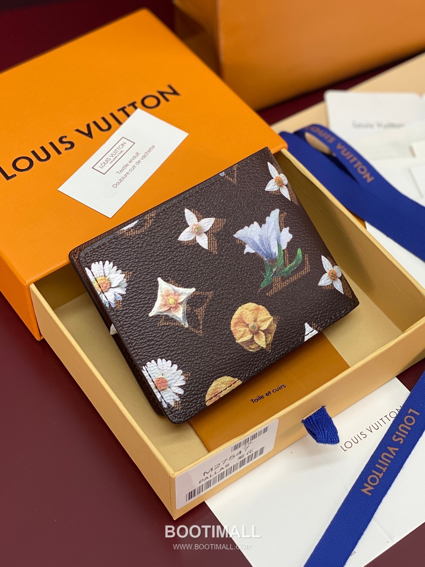 Louis Vuitton Slender Wallet M27547 Monogram Floral Coated Canvas Wallet 루이비통 슬렌더 월릿 모노그램 플로럴 코팅 캔버스 반지갑 11cm 2