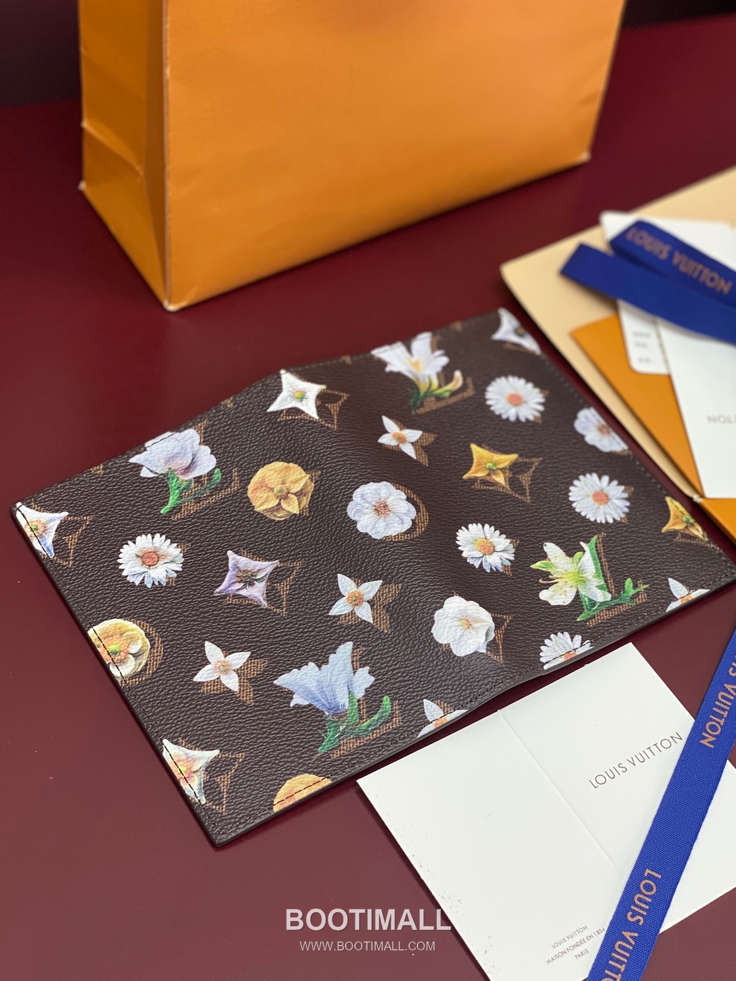 Louis Vuitton Passport Cover M27548 Monogram Floral Coated Canvas Passport Holder 루이비통 패스포트 커버 모노그램 플로럴 코팅 캔버스 여권지갑 14cm 6