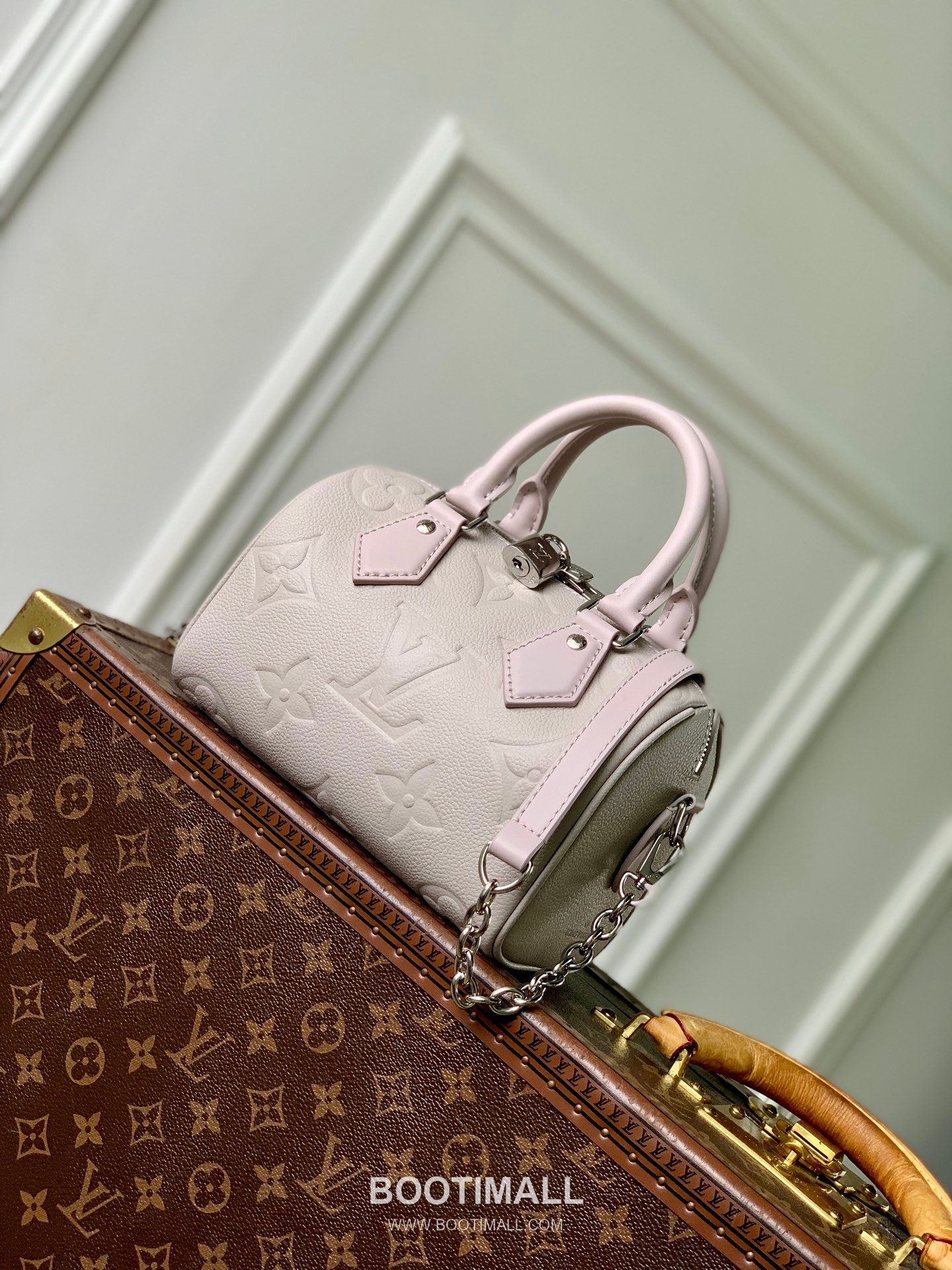 Louis Vuitton Speedy 20 M28343 Monogram Empreinte Leather Shoulder Bag 루이비통 스피디 20 모노그램 앙프렝뜨 레더 숄더백 20.5cm 1