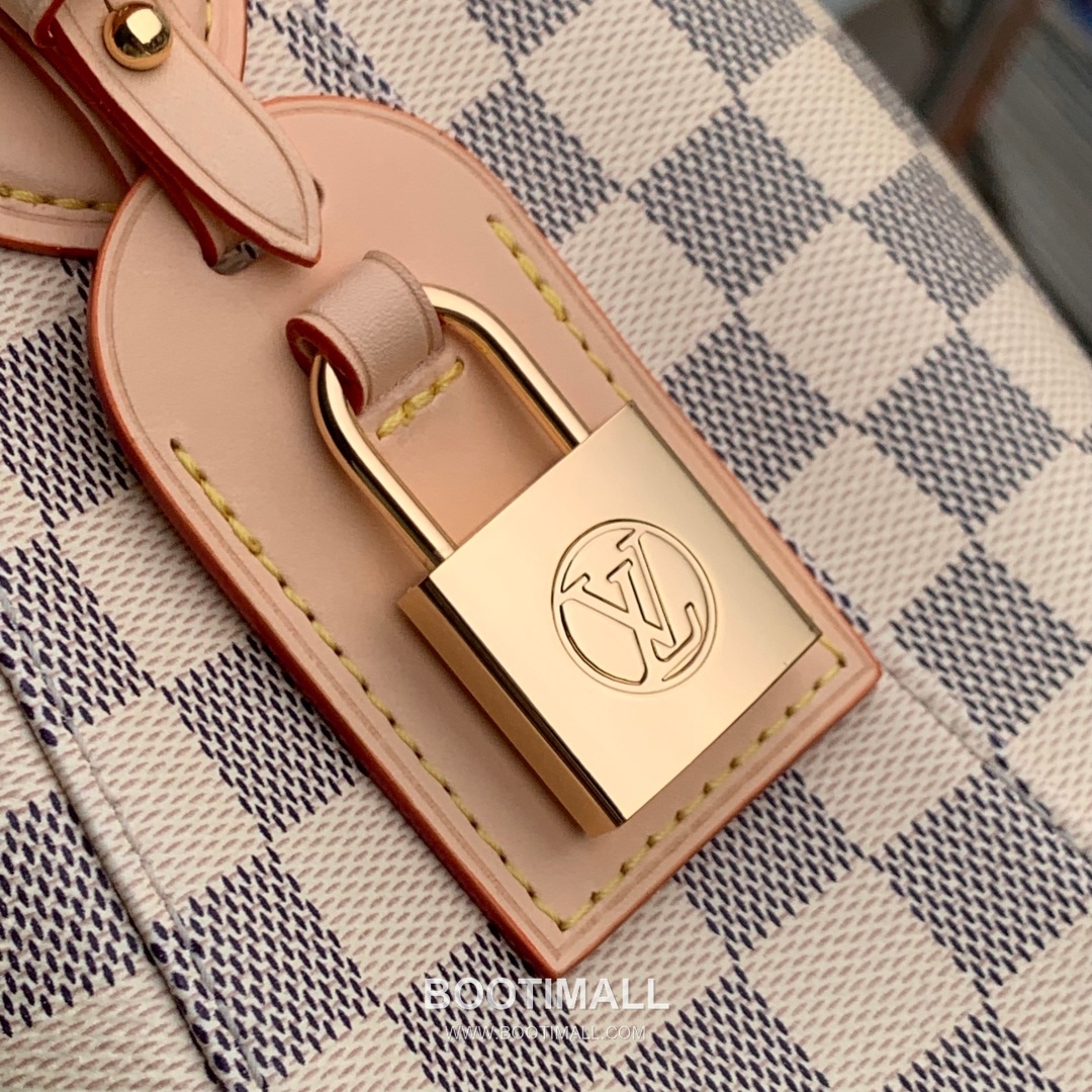 Louis Vuitton Slouchy MM N00126 Damier Azur Coated Canvas Shoulder Bag 루이비통 슬라우치 MM 다미에 아주르 코팅 캔버스 숄더백 40cm 5