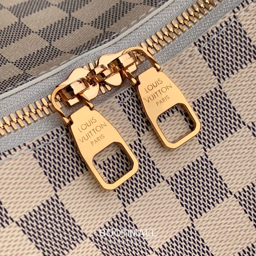 Louis Vuitton Slouchy MM N00126 Damier Azur Coated Canvas Shoulder Bag 루이비통 슬라우치 MM 다미에 아주르 코팅 캔버스 숄더백 40cm 6