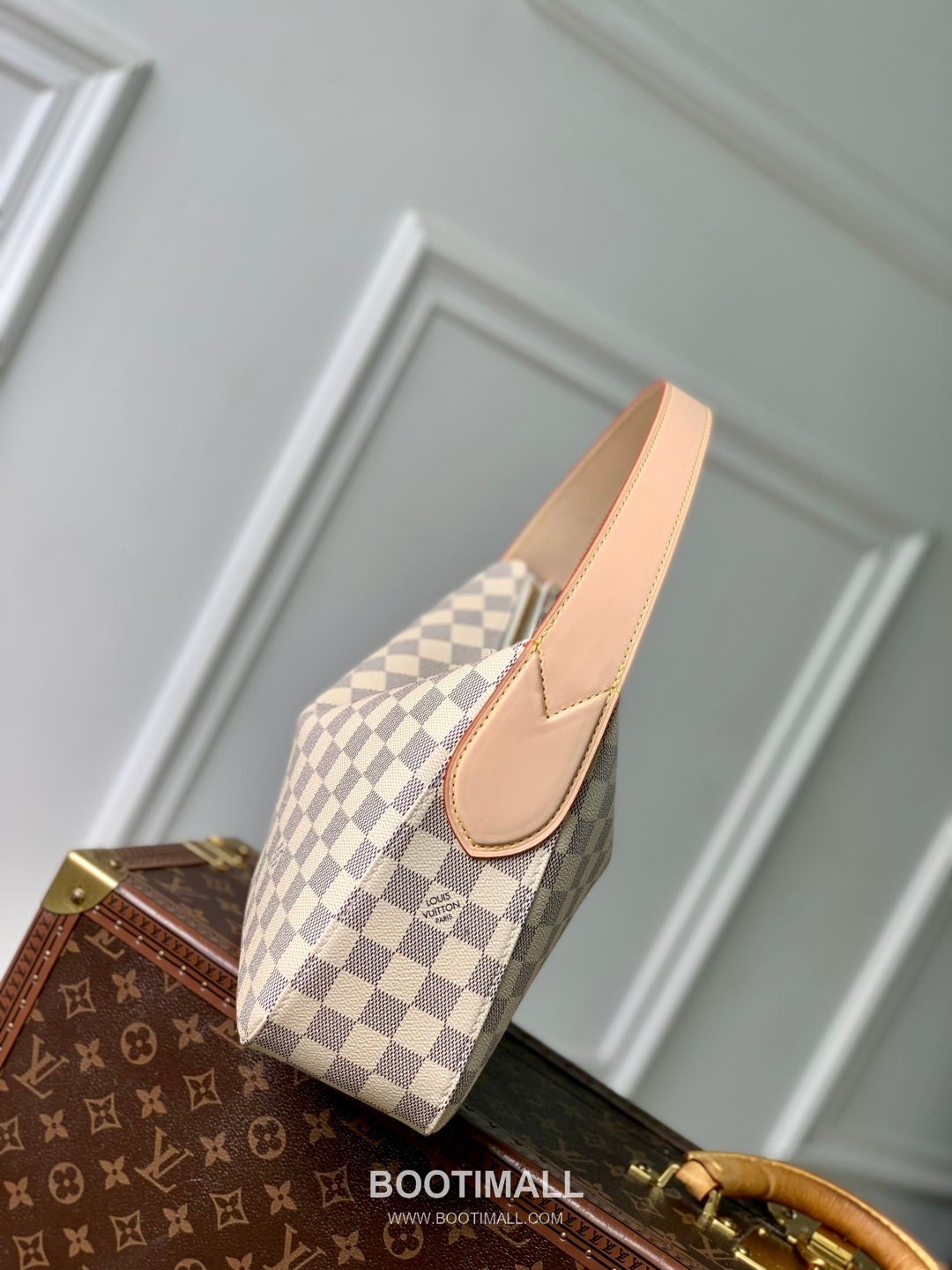 Louis Vuitton Slouchy PM N00116 Damier Azur Coated Canvas Shoulder Bag 루이비통 슬라우치 PM 다미에 아주르 코팅 캔버스 숄더백 33cm 4