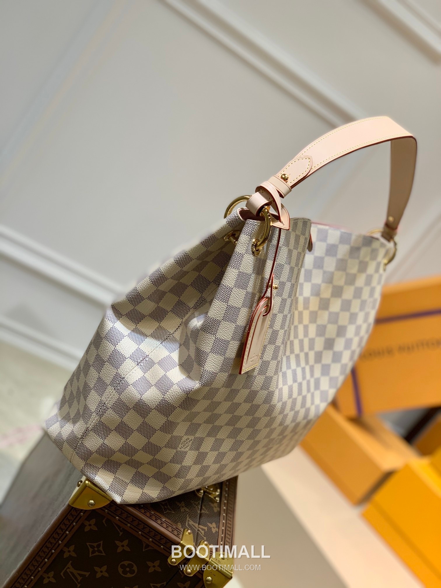 Louis Vuitton Neverfull GM N42233 Damier Azur Coated Canvas Shoulder Bag 루이비통 네버풀 GM 다미에 아주르 코팅 캔버스 숄더백 41cm 3