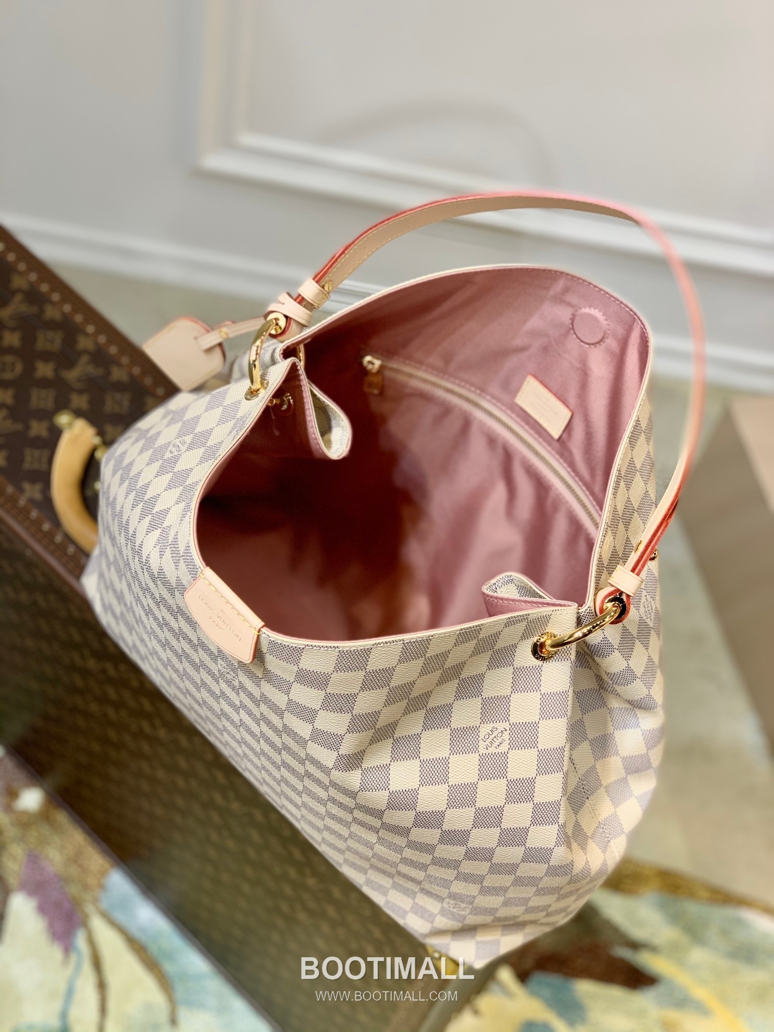 Louis Vuitton Neverfull GM N42233 Damier Azur Coated Canvas Shoulder Bag 루이비통 네버풀 GM 다미에 아주르 코팅 캔버스 숄더백 41cm 8