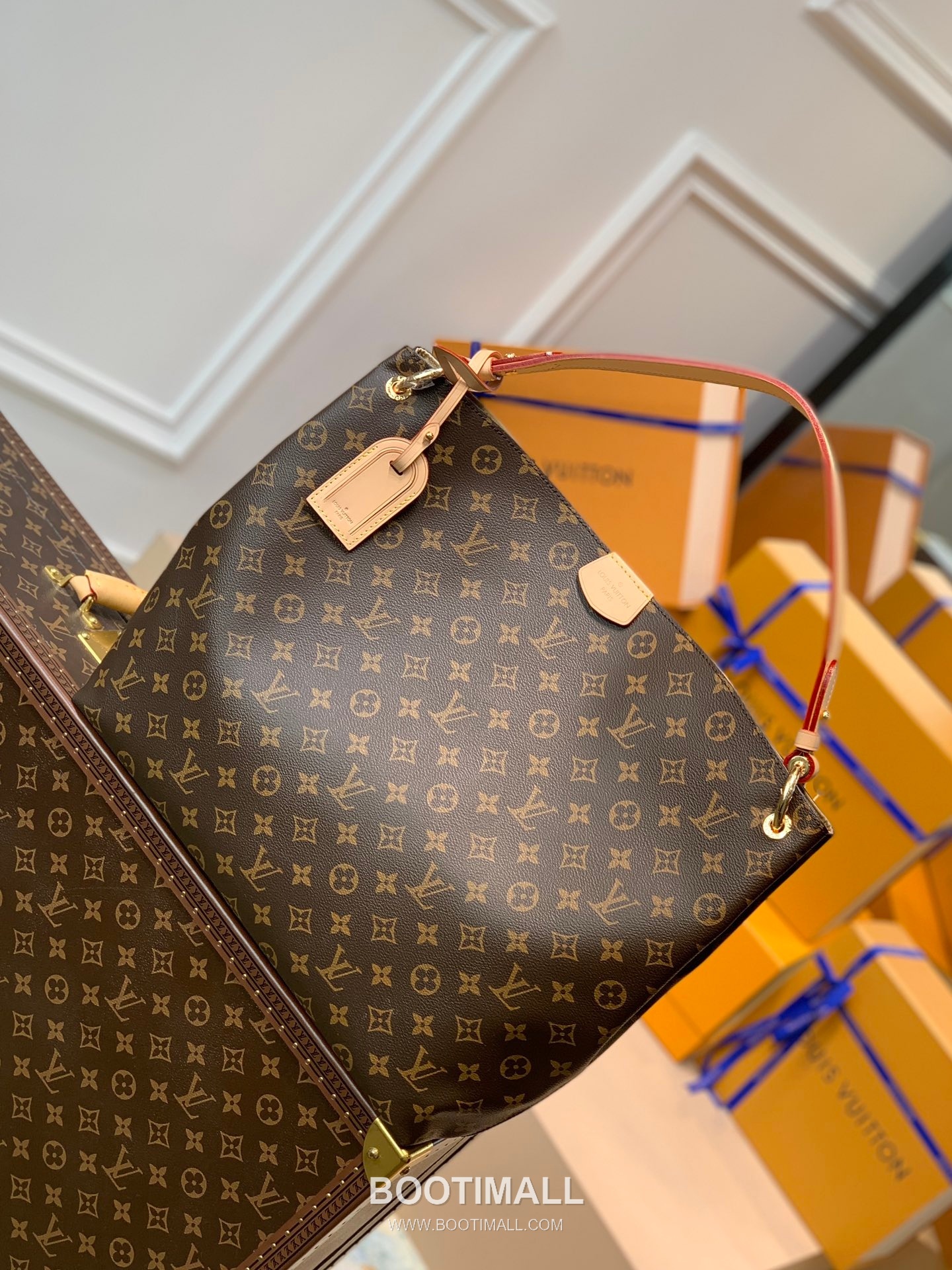 Louis Vuitton Neverfull GM M43704 Monogram Canvas Shoulder Bag 루이비통 네버풀 GM 모노그램 캔버스 숄더백 41cm 1