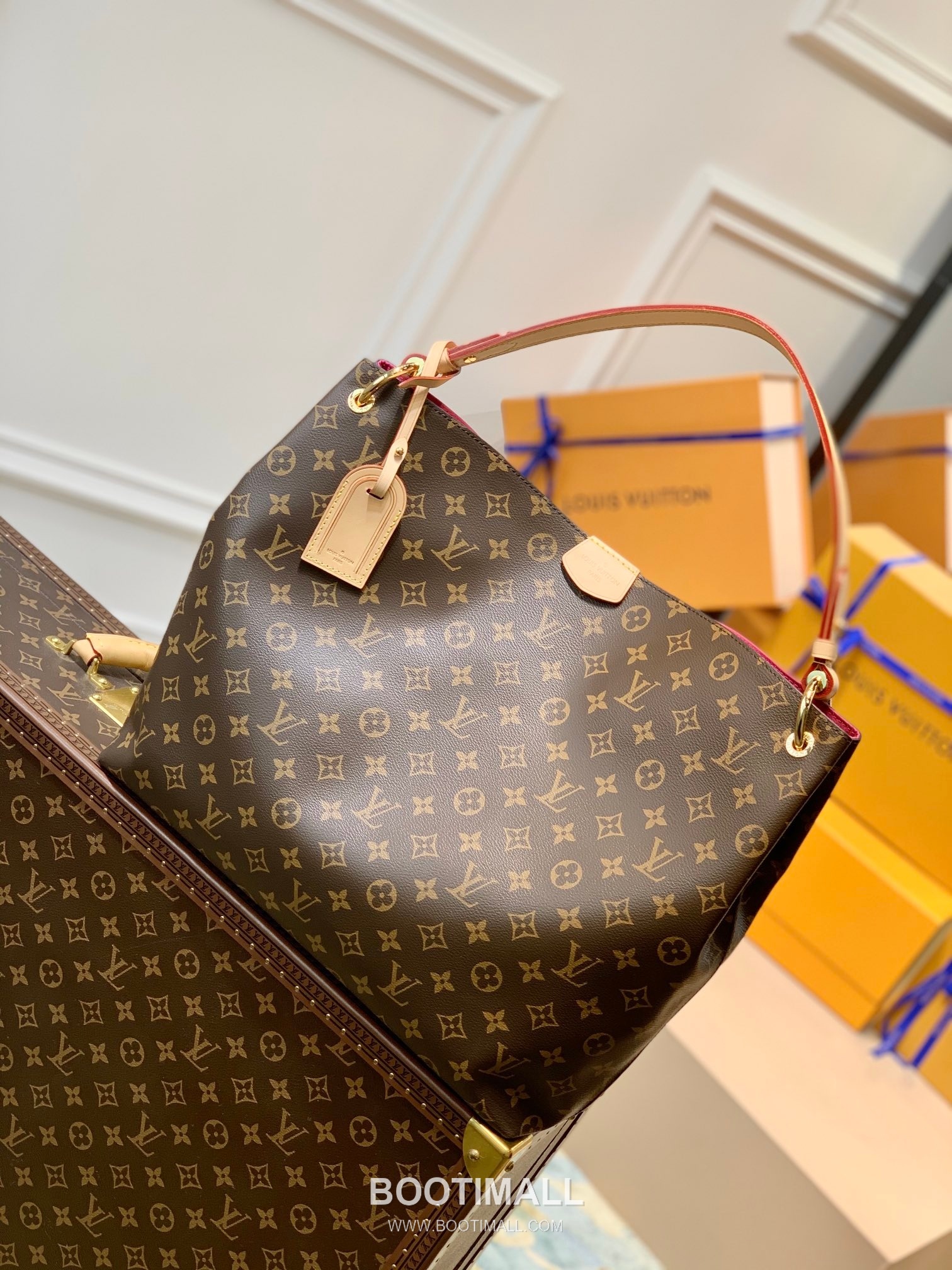 Louis Vuitton Neverfull GM M43703 Monogram Canvas Shoulder Bag 루이비통 네버풀 GM 모노그램 캔버스 숄더백 41cm 1
