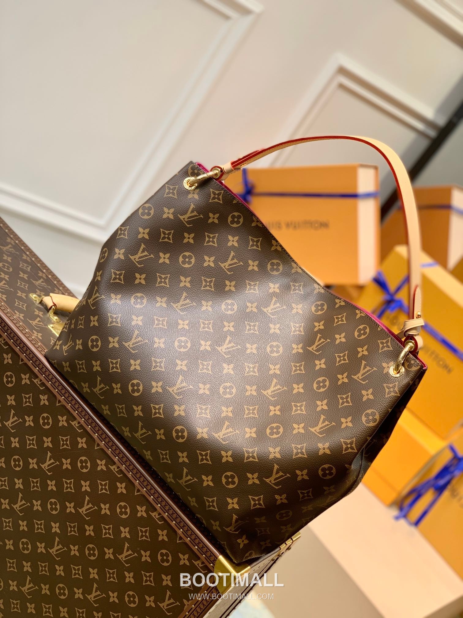 Louis Vuitton Neverfull GM M43703 Monogram Canvas Shoulder Bag 루이비통 네버풀 GM 모노그램 캔버스 숄더백 41cm 2