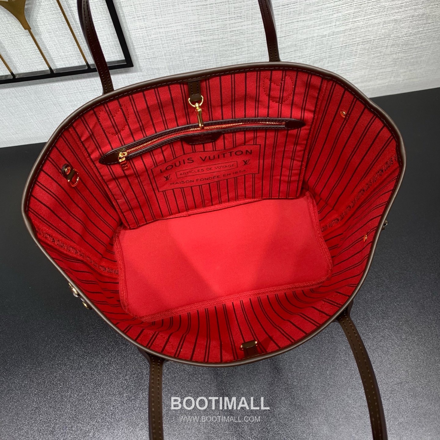 Louis Vuitton Neverfull MM N40599 Damier Ebene Coated Canvas Shoulder Bag 루이비통 네버풀 MM 다미에 에벤 코팅 캔버스 숄더백 31cm 5