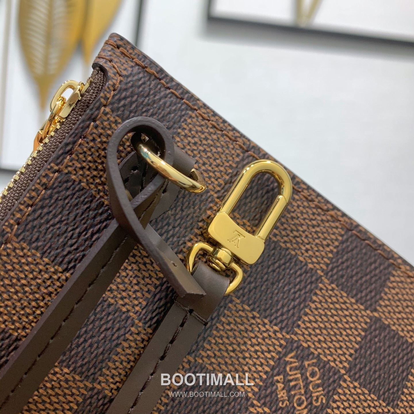 Louis Vuitton Neverfull MM N40599 Damier Ebene Coated Canvas Shoulder Bag 루이비통 네버풀 MM 다미에 에벤 코팅 캔버스 숄더백 31cm 15
