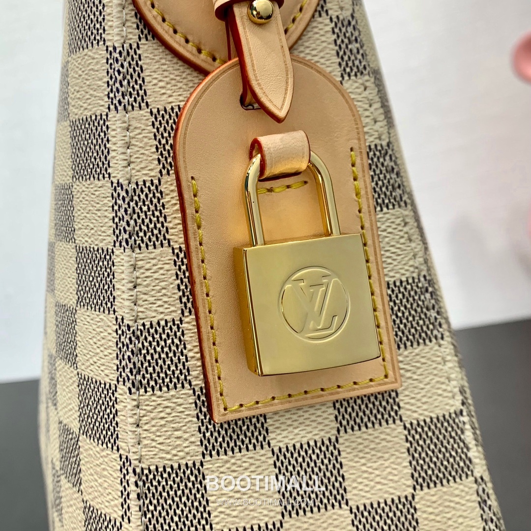 Louis Vuitton Slouchy MM M00126 Damier Azur Coated Canvas Shoulder Bag 루이비통 슬라우치 MM 다미에 아주르 코팅 캔버스 숄더백 40cm 8
