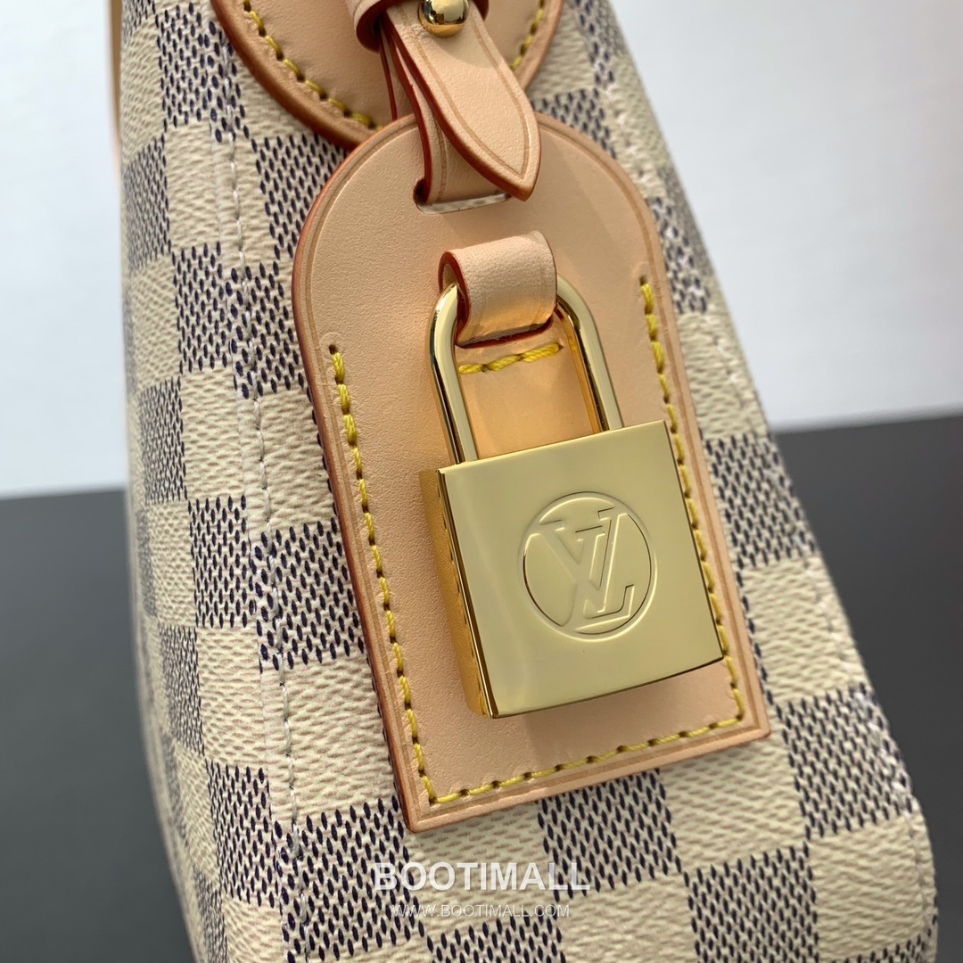 Louis Vuitton Slouchy PM M00116 Damier Azur Coated Canvas Shoulder Bag 루이비통 슬라우치 PM 다미에 아주르 코팅 캔버스 숄더백 33cm 8