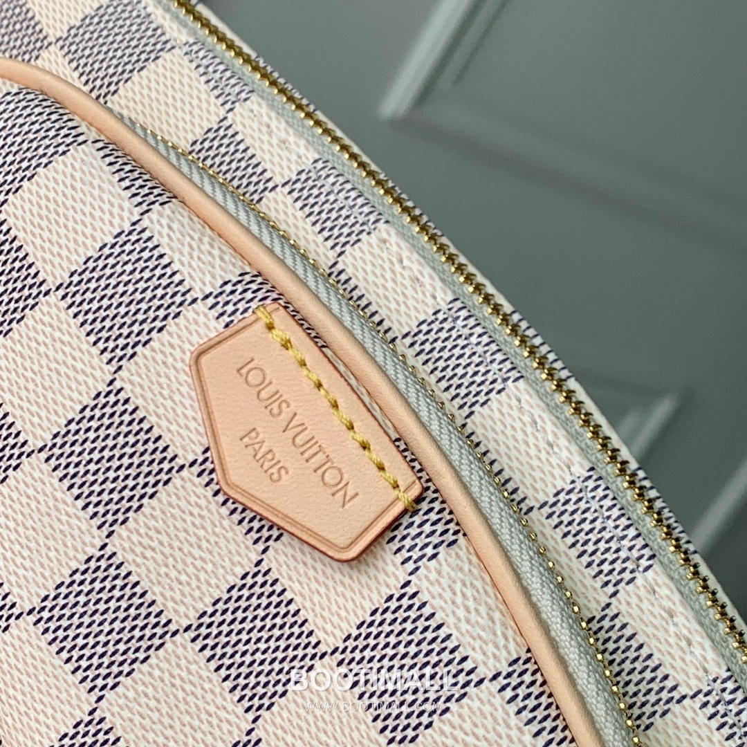 Louis Vuitton Keepit Bumbag N00230 Damier Azur Coated Canvas Waist Bag 루이비통 킵잇 범백 다미에 아주르 코팅 캔버스 웨이스트백 29cm 4