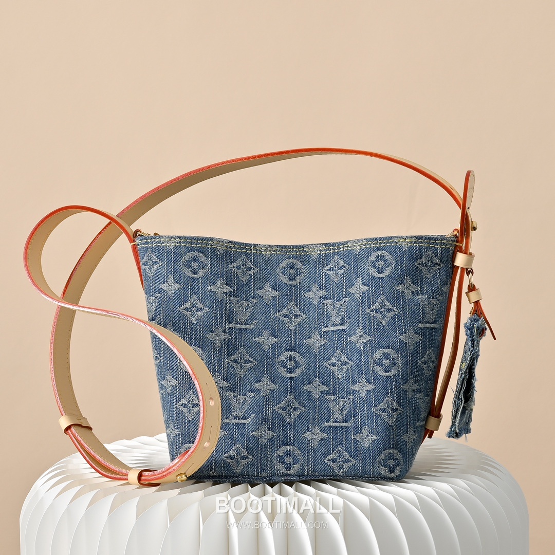 Louis Vuitton All In BB M28107 Monogram Denim Canvas Bucket Bag 루이비통 올 인 BB 모노그램 데님 캔버스 버킷백 16cm 3